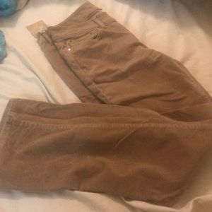 Tan corduroy pants